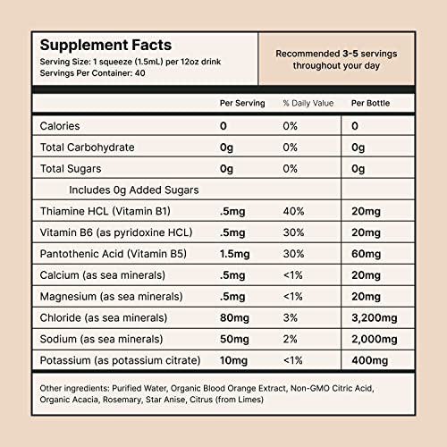 Buoy Electrolyte Drops | 120 Servings | No Sugar, No Sweeteners | Dietitian Recommended