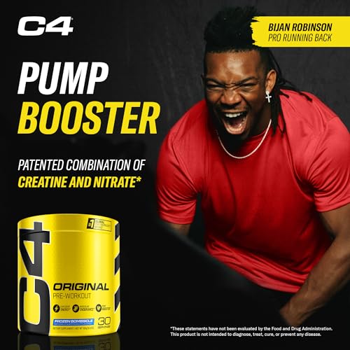 Cellucor C4 Original Pre Workout Powder Frozen Bombsicle Sugar Free Preworkout Cellucor
