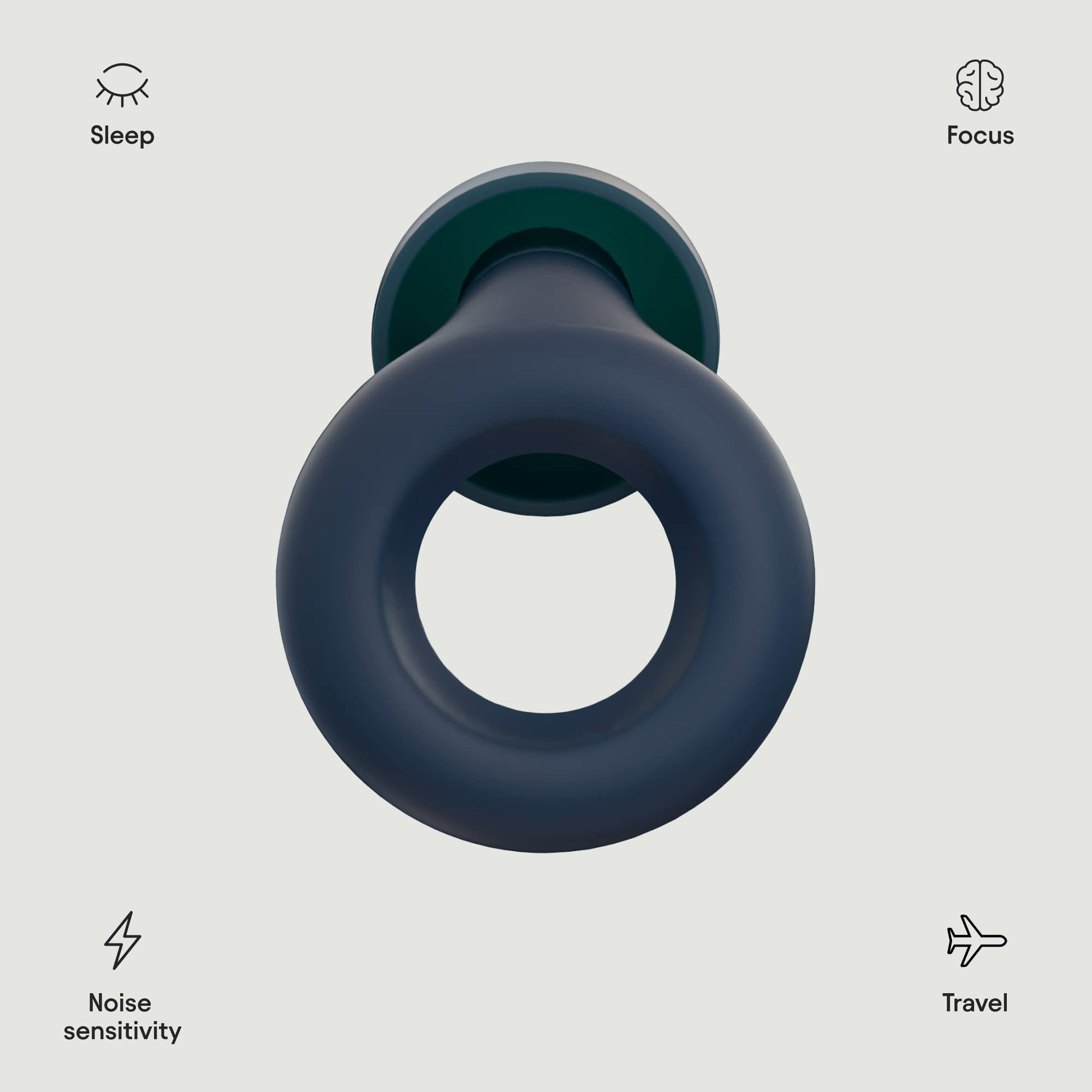 Loop Quiet Ear Plugs for Noise Reduction – Super Soft, Reusable Hearing Protection Loop