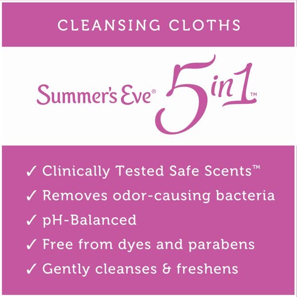 Summer's Eve Cleansing Cloth Simply Sensitive, 3 Count Summer's Eve