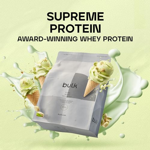 Bulk Pure Whey Protein Powder Shake, Pistachio Ice Cream, 1 kg Bulk