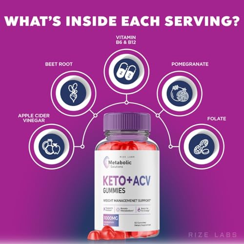 Metabolic Solutions Keto ACV Gummies, Metabolic Solutions Keto+ACV Gummies for Weight Health rize labs
