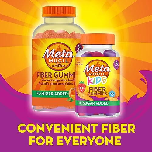 Metamucil Kids Fiber Supplement Gummies, 120ct Gummies Metamucil