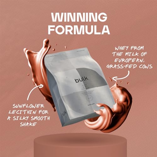 Bulk Pure Whey Protein Powder Shake, Tiramisu, 1 kg, Packaging May Vary Bulk