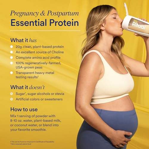 Ritual Postnatal Multivitamin and Protein Duo with Postnatal Vitamins and Organic Vanilla Protein Powder 20g Ritual