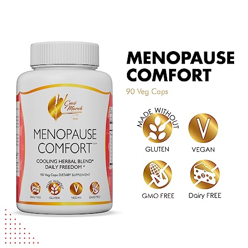 Menopause Comfort Fast Relief from Flushing, Cooling Herbal Blend by Coco March - Dairy Free