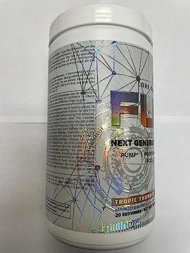 Core Nutritionals Fury V2: Pre-Workout Powder to Maximize Performance in The Gym W/Zum-XR® Caffeine, L-CItruline, and Alpha GPC (40 Scoops) (Tropic Thunder)