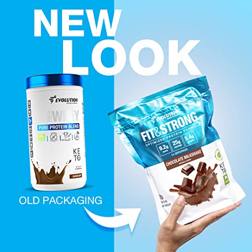 Evolution Advance Nutrition Fit & Strong - Pure Whey Protein Powder with BCAA, 100% Grass-Fed
