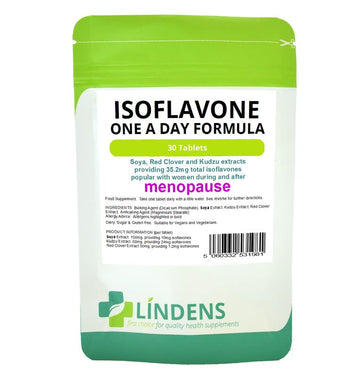 Lindens SOYA Isoflavone Red Clover 3-Pack 90 Tablets Isoflavones Kudzu Extract Natural Lindens