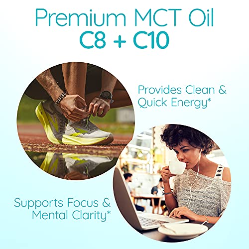 AS-IS Simply Premium MCT Oil C8 & C10 | Unflavored | 100% from Non-GMO Coconuts AS-IS