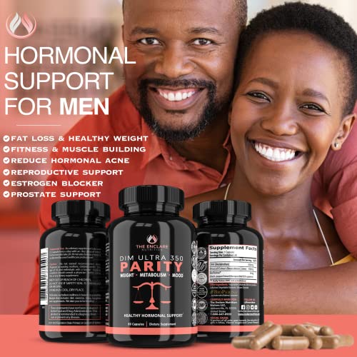 DIM Supplement 350mg. Estrogen Balance for Women & Men, Hormonal Acne Supplements THE ENCLARE NUTRITION