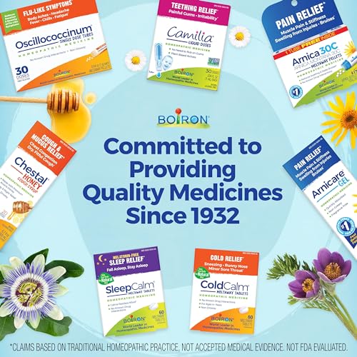 Boiron Arnicare Bruise for Relief of Pain or Swelling from Injuries, and Discoloration of Bruises - 60 Tablets Boiron