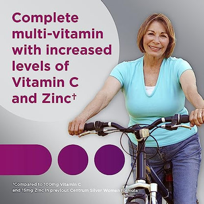 Centrum Silver Women's Multivitamin for Women 50 Plus, Multivitamin/Multimineral