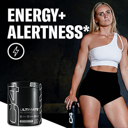 C4 Ultimate Pre Workout Powder Arctic Snow Cone - Sugar Free Preworkout Energy