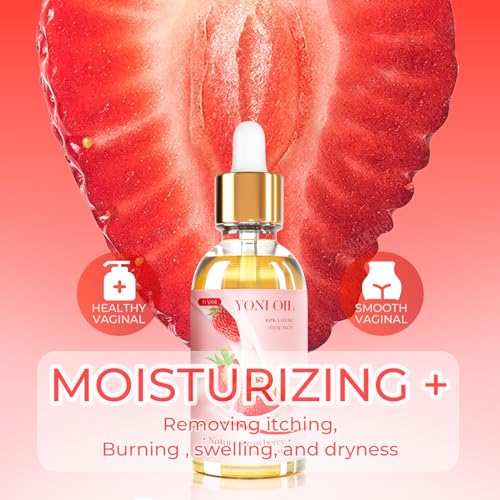 BASSI 2PCS Yoni Oil Organic Feminine Oil Vaginal Moisturizer - Ph Balance for Women - Feminine Deodorant BASSI