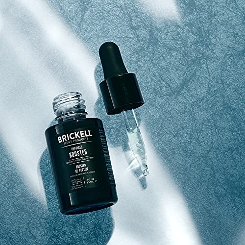 Brickell Men’s Protein Peptides Booster Serum for Men, Natural and Organic Protein Peptides Booster Brickell Men's Products