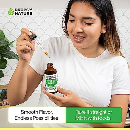 Green Tea Extract - 1000mg - 50% EGCG - Green Tea Liquid Drops, 4x more Powerful than