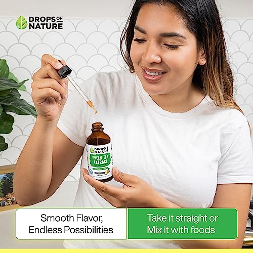 Green Tea Extract - 1000mg - 50% EGCG - Green Tea Liquid Drops, 4x more Powerful than