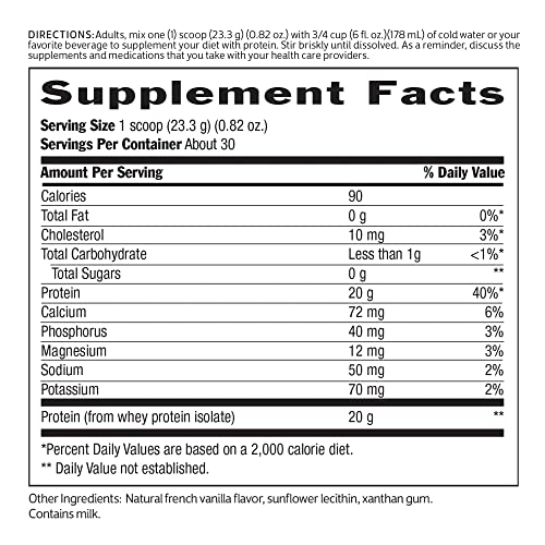 Biochem 100% Whey Sugar-Free Natural 20g, 24.6oz, Certified Vegetarian, Certified Gluten Biochem