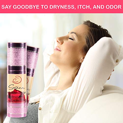 SASÁNA All Natural Feminine Spray - Effective Relief from Dryness, BV, Itch - 100% Organic Yoni Oil SASÁNA