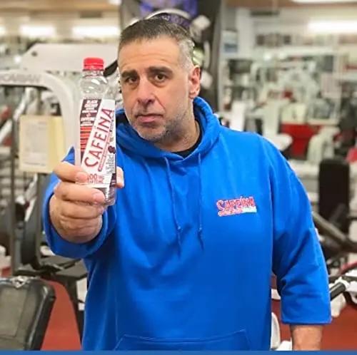 Cafeina - Naturally Flavored Black Cherry Caffeinated Spring Water (12 Pack) - 100mg Caffeine, Black Cherry Flavored, Added Electrolytes, Natural Energy Boost - Ultra Hydrating - Keto Friendly - Kosher - Pre-Workout Boost and Post-Workout Recovery