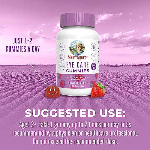 MaryRuth's Eye Care Gummies | Zeaxanthin and Lutein | 45 Day Supply MaryRuth Organics