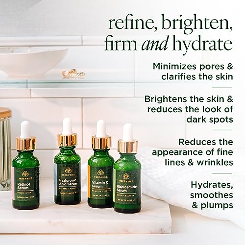 Tree of Life Advanced Regimen - 4ct x 1 Fl Oz - Niacinamide Serum (Refine)