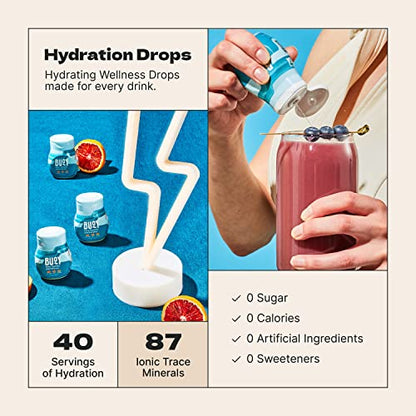 Buoy Electrolyte Drops | 120 Servings | No Sugar, No Sweeteners | Dietitian Recommended