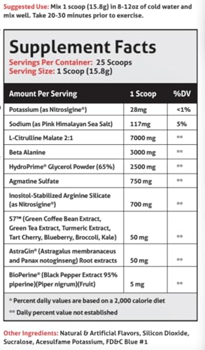 FRONTLINE FORMULATIONS Pumpageddon, Non Stim Pre-Workout Powder, Explosive Workouts, Insane Endurance, Skin Splitting Pumps, Veteran Owned and Operated, Packaging May Vary (25 Servings, Peach Rings)