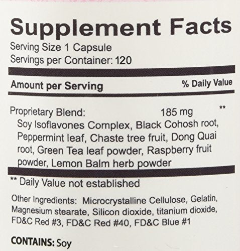 Feminelle 120 capsules 2 month supply Natural Menopause Relief VITAMEDIX