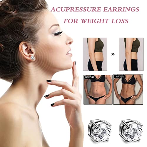 Non Pierced Atheniz Lymphvity Germanium Acupuncture Magnetic Earrings Women LIU JUN