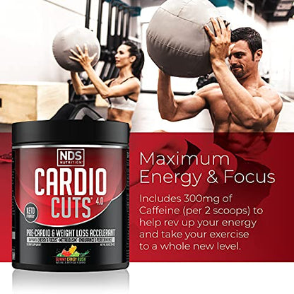 Cardio Cuts NDS Nutrition 4.0 Pre Workout Supplement - Advanced Weight Loss and Pre