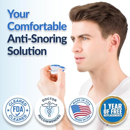 VitalSleep Anti-Snoring Mouthpiece, Adjustable Jaw Positioning