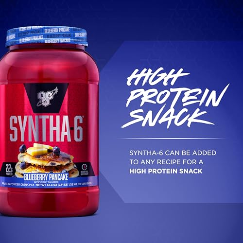 BSN SYNTHA-6 Whey Protein Powder, Milk Isolate Protein Powder with Micellar Casein BSN