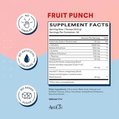 Cira Pre-Game Pre Workout Powder for Women - Preworkout Energy Supplement for Nitric Cira