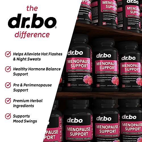 Menopause Supplements for Women Support Pills - Natural Menopause Relief for Hot Flashes DR. BO