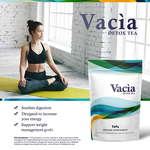 Tava Vacia Detox Tea Supplement, Boosts Energy, Supports Joint Mobility and Immune System TAVA
