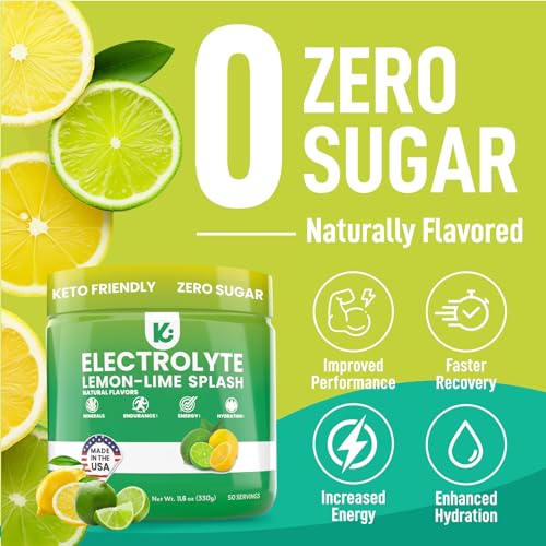 Keppi Keto Electrolytes Powder No Sugar | Zero Carbs | Made in USA | Advanced