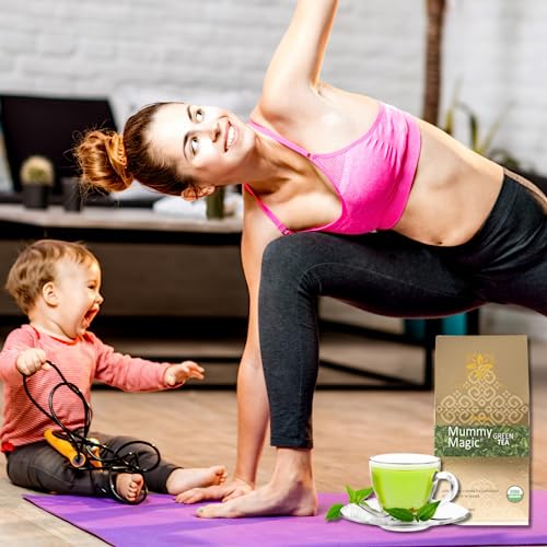 Mummy Magic Slim Tea - 100% Organic- Peach Flavor- Up To 40 Servings - 20 Count Mummy Magic