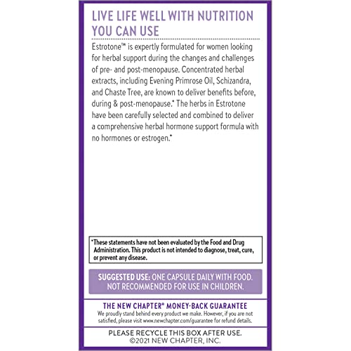 New Chapter Peri-Menopause Supplement - Estrotone Herbal Hormone-Balance Blend New Chapter