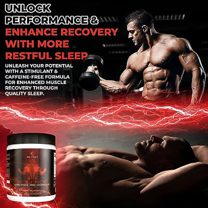VIOLENCE Stim Free Pre Workout Powder by REVSCI, Precision Dosed Non Stim Preworkout