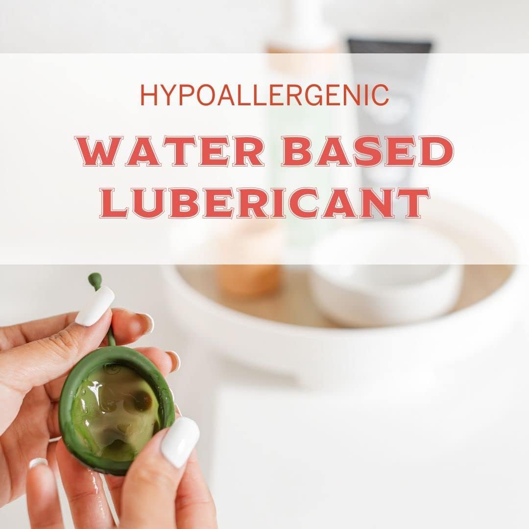 Pixie Menstrual Cup Lube - Make it Easy to Insert Your Period Cups - All Natural Water Based Lubricant Pixie Cup