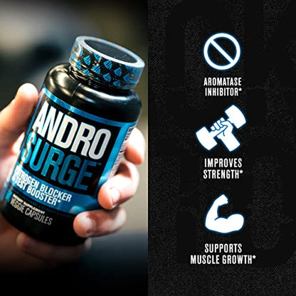 Jacked Factory Androsurge Estrogen Blocker & Testosterone Booster for Men -Grade Anti