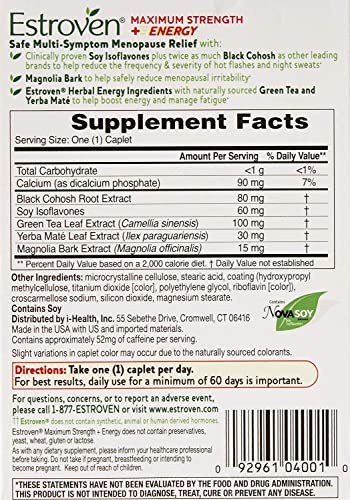 Estroven Maximum Strength One Per Day, 120 Caplets Estroven