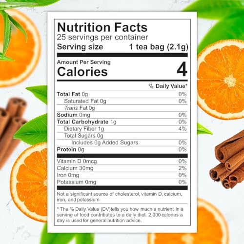 Total Tea SIimming Detox Tea Caffeine Free - 25 Day Detox Tea - Herbal Tea