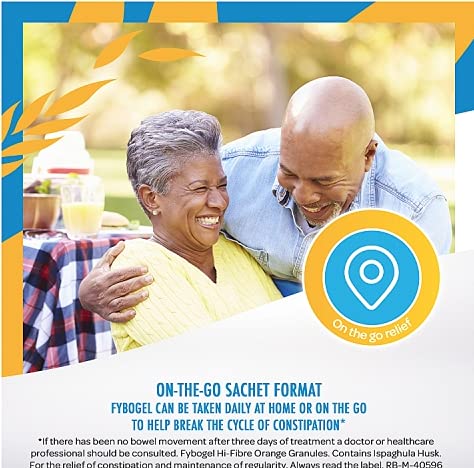 Fybogel Orange - 30 Sachets x 2 Packs