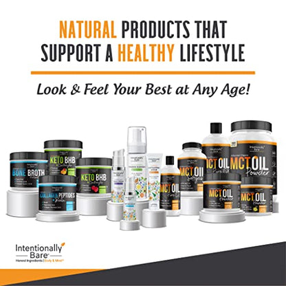 Intentionally Bare Organic MCT Oil Capsules - 70% C8 MCT Oil & 30% C10 MCT Capsules