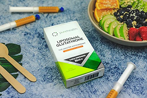 The Most Bioavailable Liposomal Glutathione on The Market Unique Patented Formula Pure Health