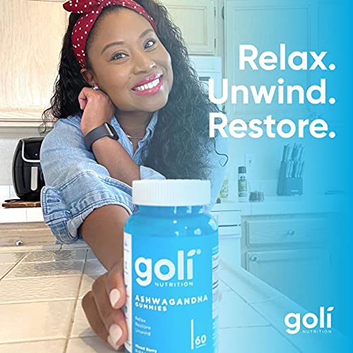 Goli Ashwagandha & Vitamin D Gummy 120 Count - Relax. Restore. Unwind Goli