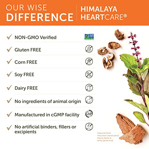 Himalaya HeartCare, Cholesterol and Blood Pressure Supplements for Cardiovascular
